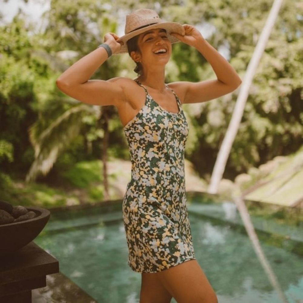 Outdoor Voices Original Exercise Dress in Mineral Blooms